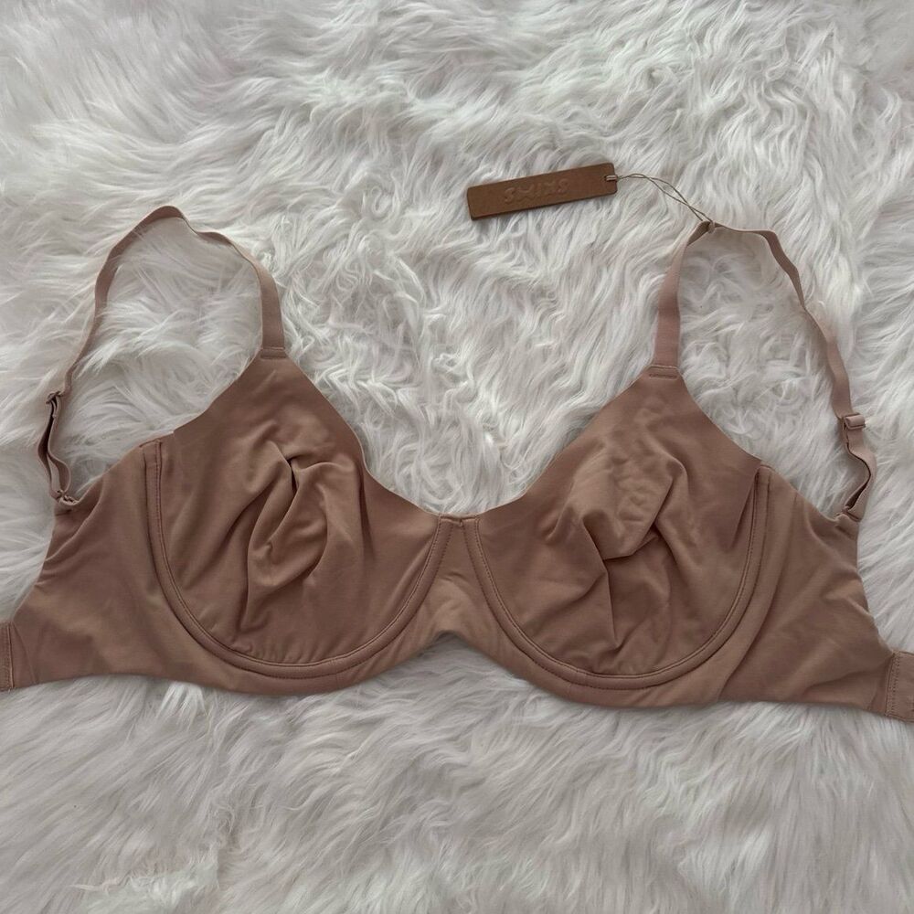 Skims Fits Everybody Unlined Demi Bra Mica Size 32H